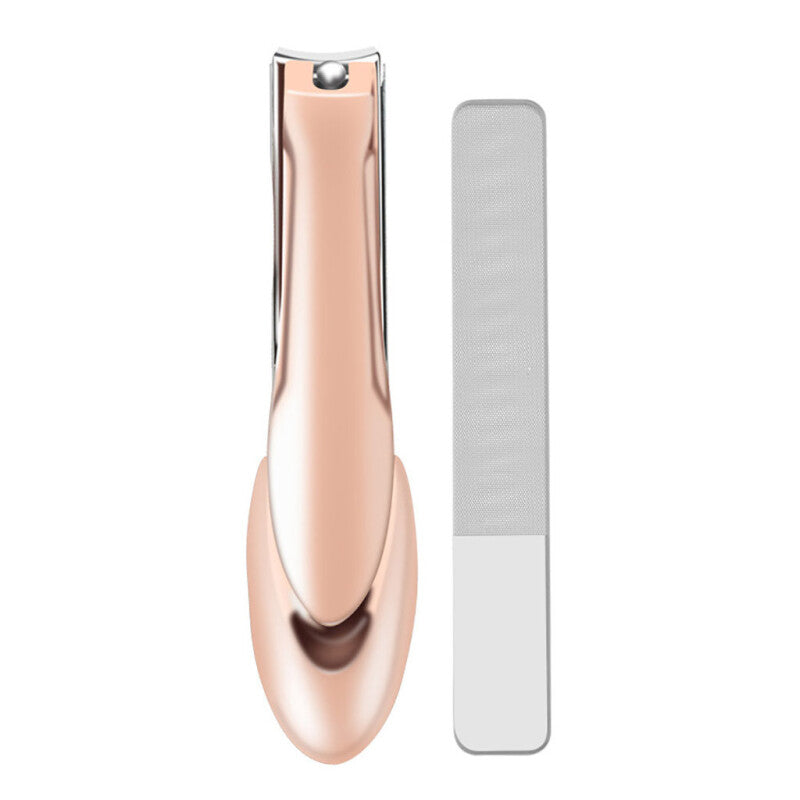 Stainless Steel Nail Clippers Manicure Set - Gold