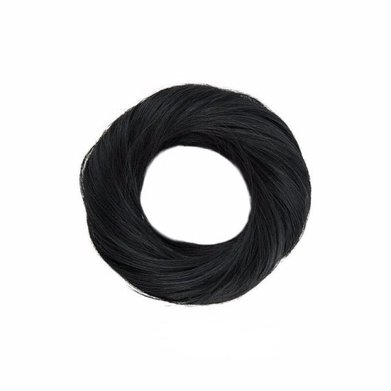 كعكة شعر شينيون صناعية - أسود 