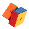 دايان Zhanchi 2 * 2 Magic Cube Speed ​​Cubo anti-pop structure 6 Color Solid Plastics Plastics Cube Puzzle White 46 Mm