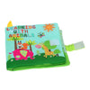 كتاب Coolplay Baby First Fabric Book القابل للغسل القابل للغسل كتاب Squeak Rattle Crinkle Toy لحيوانات أطفال الأطفال الرضعية