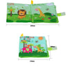 كتاب Coolplay Baby First Fabric Book القابل للغسل القابل للغسل كتاب Squeak Rattle Crinkle Toy لحيوانات أطفال الأطفال الرضعية