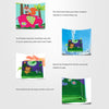 كتاب Coolplay Baby First Fabric Book القابل للغسل القابل للغسل كتاب Squeak Rattle Crinkle Toy لحيوانات أطفال الأطفال الرضعية