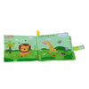 كتاب Coolplay Baby First Fabric Book القابل للغسل القابل للغسل كتاب Squeak Rattle Crinkle Toy لحيوانات أطفال الأطفال الرضعية