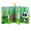 كتاب Coolplay Baby First Fabric Book القابل للغسل القابل للغسل كتاب Squeak Rattle Crinkle Toy لحيوانات أطفال الأطفال الرضعية