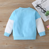 Toddler Rainbow Print Sweater - Blue