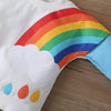 Toddler Rainbow Print Sweater - White