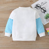 Toddler Rainbow Print Sweater - White