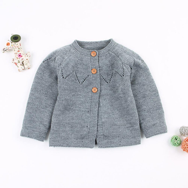 Toddler Soft Warm Sweater - Gray