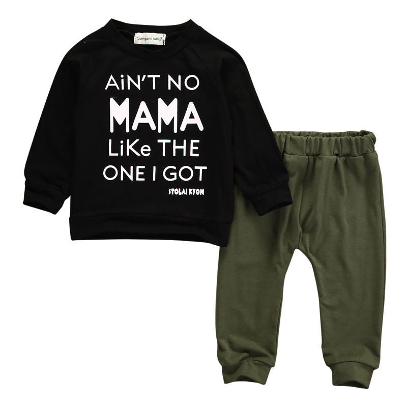 Toddler T-Shirt Tops & Pants Outfit - Green