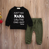 Toddler T-Shirt Tops & Pants Outfit - Green