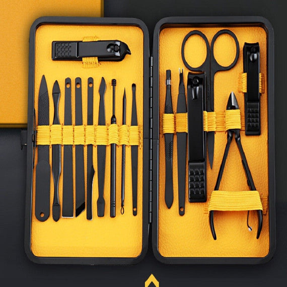 مجموعة العناية بالأظافر من تسيوا - أصفر 