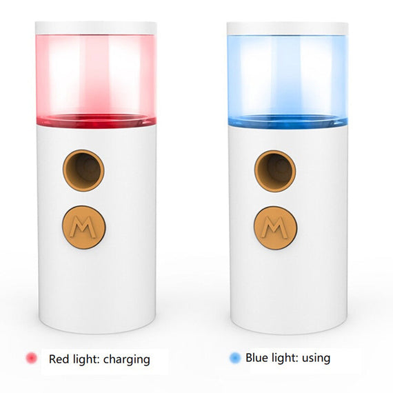 USB Charge Handy Mist Facial Steamer - White