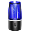USB Night Light Flycatcher مع خطاف - أسود