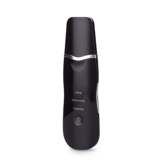 Ultrasonic Skin Massager Machine - Black