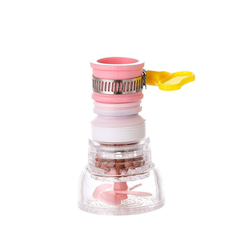 Universal Head 360 Degree Durable Purifier Filter - Pink