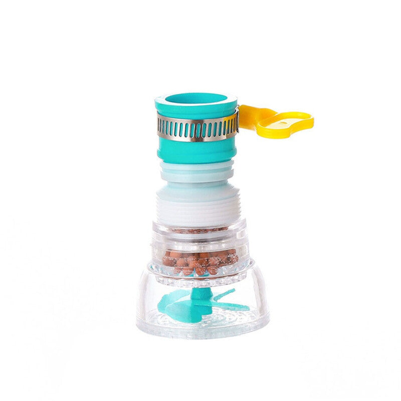 Universal Head 360 Degree Durable Purifier Filter - Blue