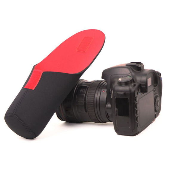 L حقيبة عدسات كاميرا DSLR عالية الجودة - أسود