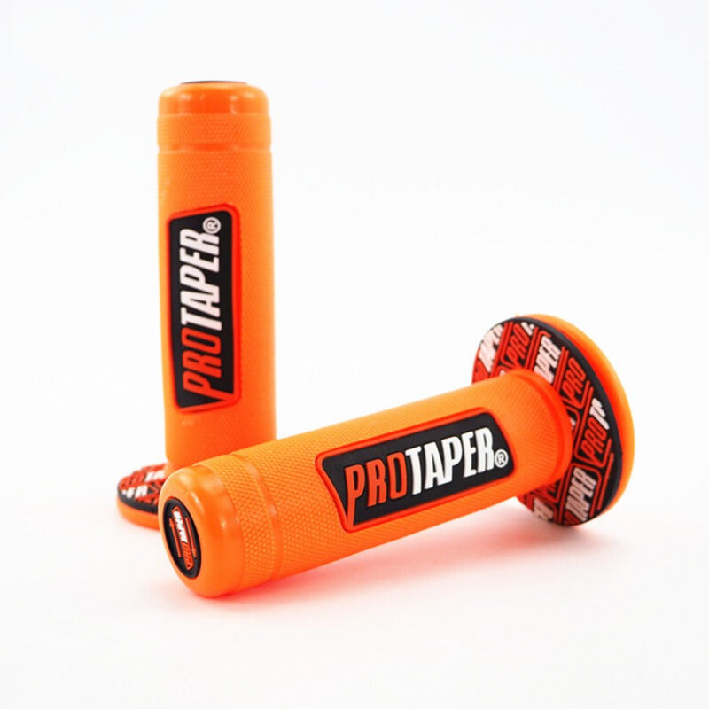 Universal Motorbike High Quality Handle Grip - Orange