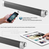 مكبر صوت BT Sound Bar BT مكبرات صوت للمسرح المنزلي Super Bass Subwoofer يدعم حر اليدين AUX IN TF بطاقة تشغيل الموسيقى فضي-رمادي للتلفزيون وأجهزة الكمبيوتر اللوحية والهواتف الذكية