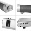 مكبر صوت BT Sound Bar BT مكبرات صوت للمسرح المنزلي Super Bass Subwoofer يدعم حر اليدين AUX IN TF بطاقة تشغيل الموسيقى فضي-رمادي للتلفزيون وأجهزة الكمبيوتر اللوحية والهواتف الذكية
