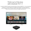 صندوق تلفزيون MECOOL M8S PRO ATV مع جهاز تحكم عن بعد صوتي بالأشعة تحت الحمراء