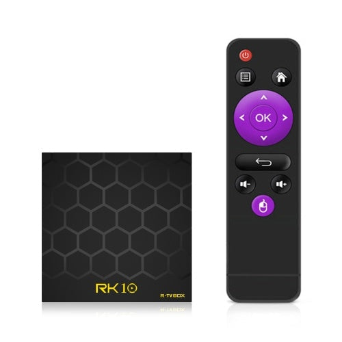 RK10 Android 7.1 TV Box 2GB / 16GB مع جهاز تحكم عن بعد صوتي 2.4G