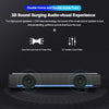 SADA V-196 USB Wired Computer Speaker Bar Stereo Subwoofer Powerful Music Player Bass Surround Sound Box 3.5mm Audio Input for PC Laptop Smartphone Tablet MP3 MP4