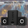 SADA D-202 USB مجموعة سماعات بلوتوث السلكية مكبرات صوت للكمبيوتر مشغل موسيقى باس مضخم صوت صندوق صوت للكمبيوتر المكتبي والكمبيوتر اللوحي والهاتف الذكي