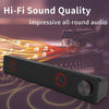 مكبر صوت Smalody Soundbar Computer SPEAKER 3.5 مم شريط سلكي شريط الصوت