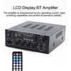 KS33BT مشغل الصوت الرقمي BT مكبر كهربائي شاشة الكريستال السائل BT مكبر للصوت أمبير المتكلم مع جهاز التحكم عن بعد للمنزل السيارة