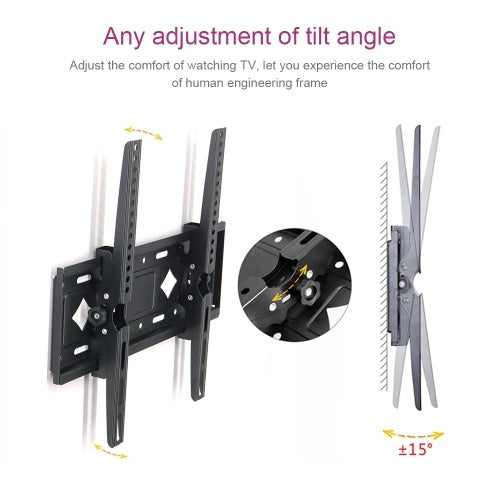 TV Stand Wall Mount 26-65 Inch Universal Bracket Monitor Support Retractable