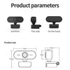 2K Auto Focus 1080P High-definition Webcam with Microphone Mini Computer Camera USB2.0 Drive Free