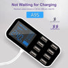 A9S Fast Car Charger 8 Port Multi USB LCD Display 12V Phone Charger USB Hub for Phone Tablets DVR