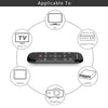 WeChip W2 Pro Air Mouse Voice Voice Microphone 2.4g اللوحة اللاسلكية اللوحة المصغرة للوحة المفاتيح لذكي Android TV Box Mini PC