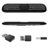 WeChip W2 Pro Air Mouse Voice Voice Microphone 2.4g اللوحة اللاسلكية اللوحة المصغرة للوحة المفاتيح لذكي Android TV Box Mini PC