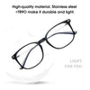 LG8815 Blue Light Blocking Glasses Frame Light Plastic&Metal Eyeglasses Frame for Man and Woman Anti Glare Filter Computer Game Reading Eyeglasses