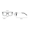 LG8815 Blue Light Blocking Glasses Frame Light Plastic&Metal Eyeglasses Frame for Man and Woman Anti Glare Filter Computer Game Reading Eyeglasses