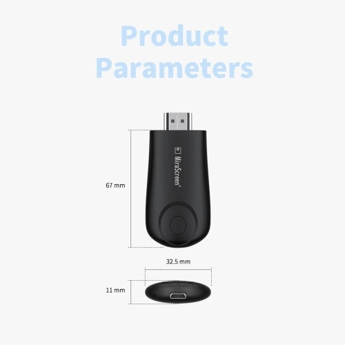 Mirascreen E9 HD TV Stick Smart HD Dongle 2.4g WiFi WiFi Receiver DLNA Airplay TV Stick Miracast Receiver متوافق مع iOS Android