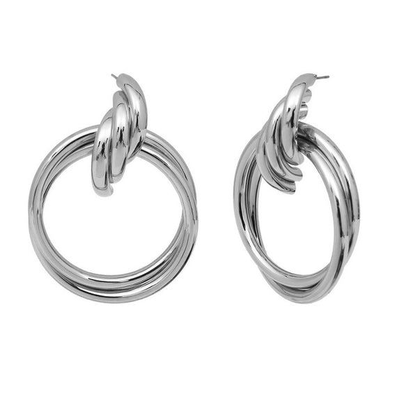 Versatile Premium Ring Earrings - Silver