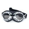 Vintage Premium Motobiker Smoke Glass Goggles