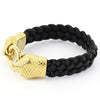 Vintage Premium Leather Rope Bracelet - Black