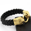 Vintage Premium Leather Rope Bracelet - Black