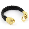 Vintage Premium Leather Rope Bracelet - Black
