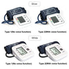Upper Arm Style Automatic Electronic Blood Pressure Monitor with Large LCD Display Digital Intelligent Blood Pressure Meter Measurement Tool