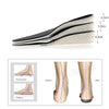 Anself 2.3cm Height Shoes Cushion Insert Orthopedic Insole Sole Pad for Arch Support Flat Foot Health Solid Height Increase Memory Foam
