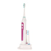 FL-A15 Electric Toothbrush Rechargeable Oral Brush Sonic Toothbrush With 3 Brush Heads IPX7 Waterproof Rose Red