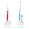 FL-A15 Electric Toothbrush Rechargeable Oral Brush Sonic Toothbrush With 3 Brush Heads IPX7 Waterproof Rose Red