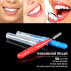 50pcs Interdental Brush Floss Head Tooth Pick Tool Between Teeth Brush Professional Dental Cleaning Brush