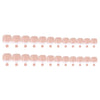 24Pcs False Toenail Tips Set French Full Cover Fake Toe Nail Tips for DIY Manicure
