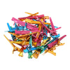 Colorful Hair Clips Steel Flat Prong Alligator Metal Single Hair Clamp Barrette for Bows DIY Accessories Hairpins